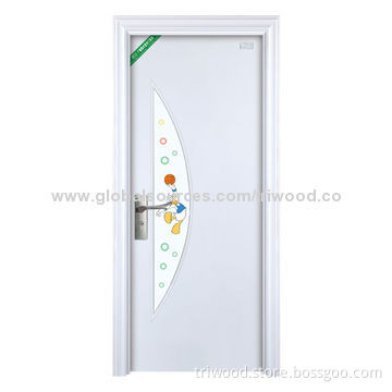 Steel Wooden Door with Timber Core and Natural Wood-like Painted Steel
